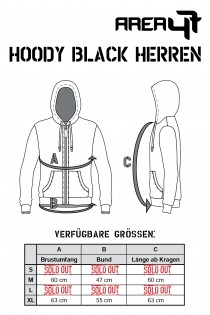 AREA 47 Hoody black - Herren 2