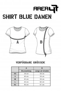 AREA 47 Shirt blue - Damen 2