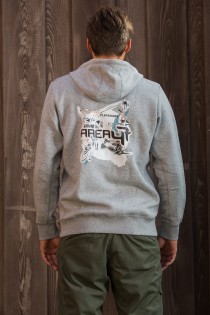 AREA 47 Hoody grey - Herren 1