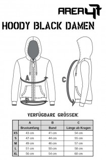 AREA 47 Hoody black - Damen 2